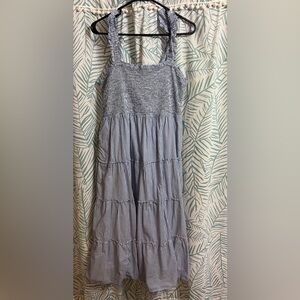 J crew Striped Smocked nap dress